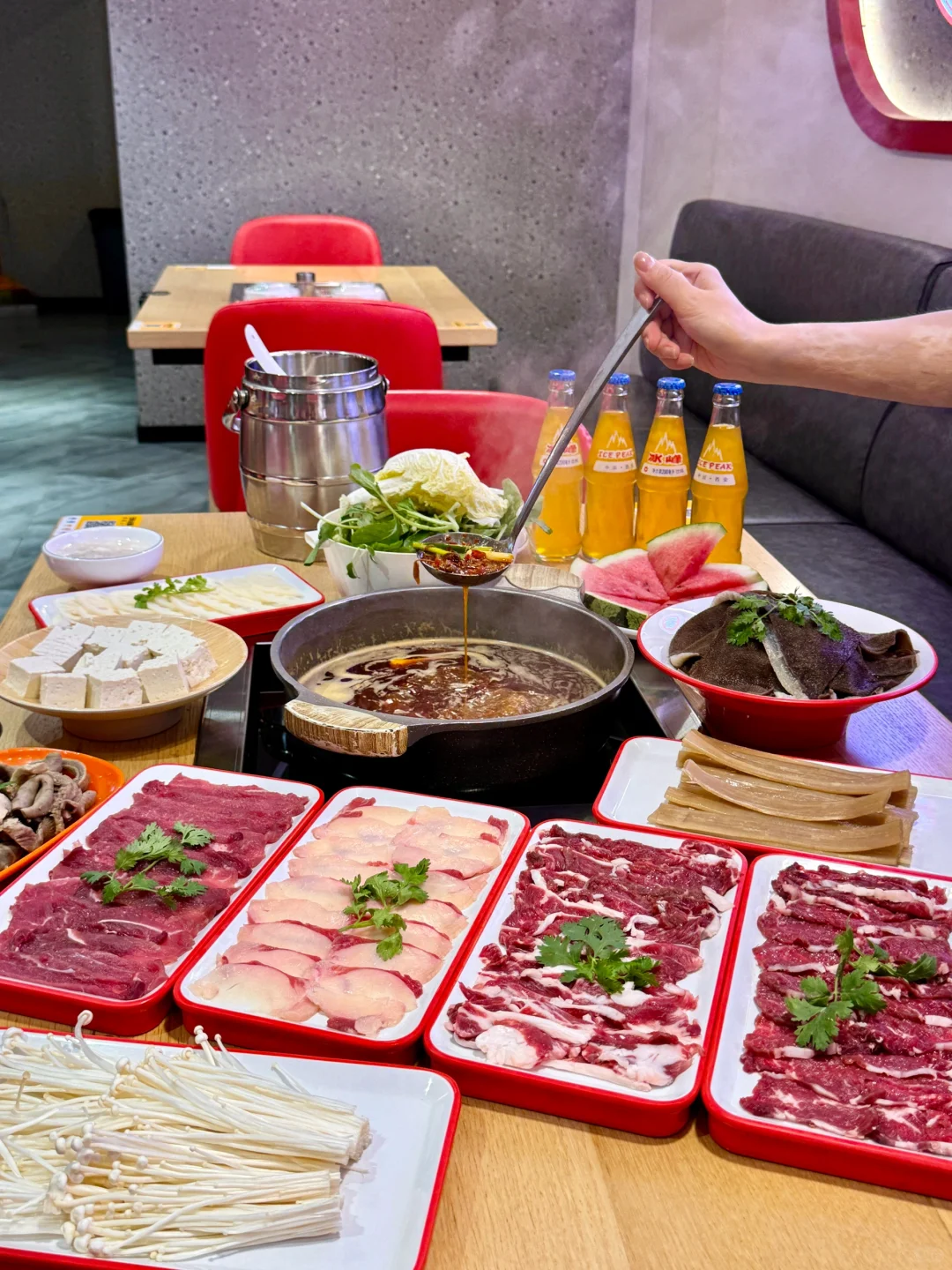 牛半半香辣涮，炫一顿牛肉大餐