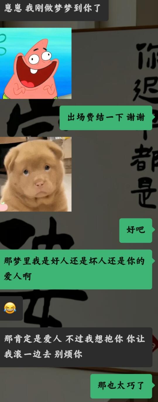 《和男朋友的聊天记录》