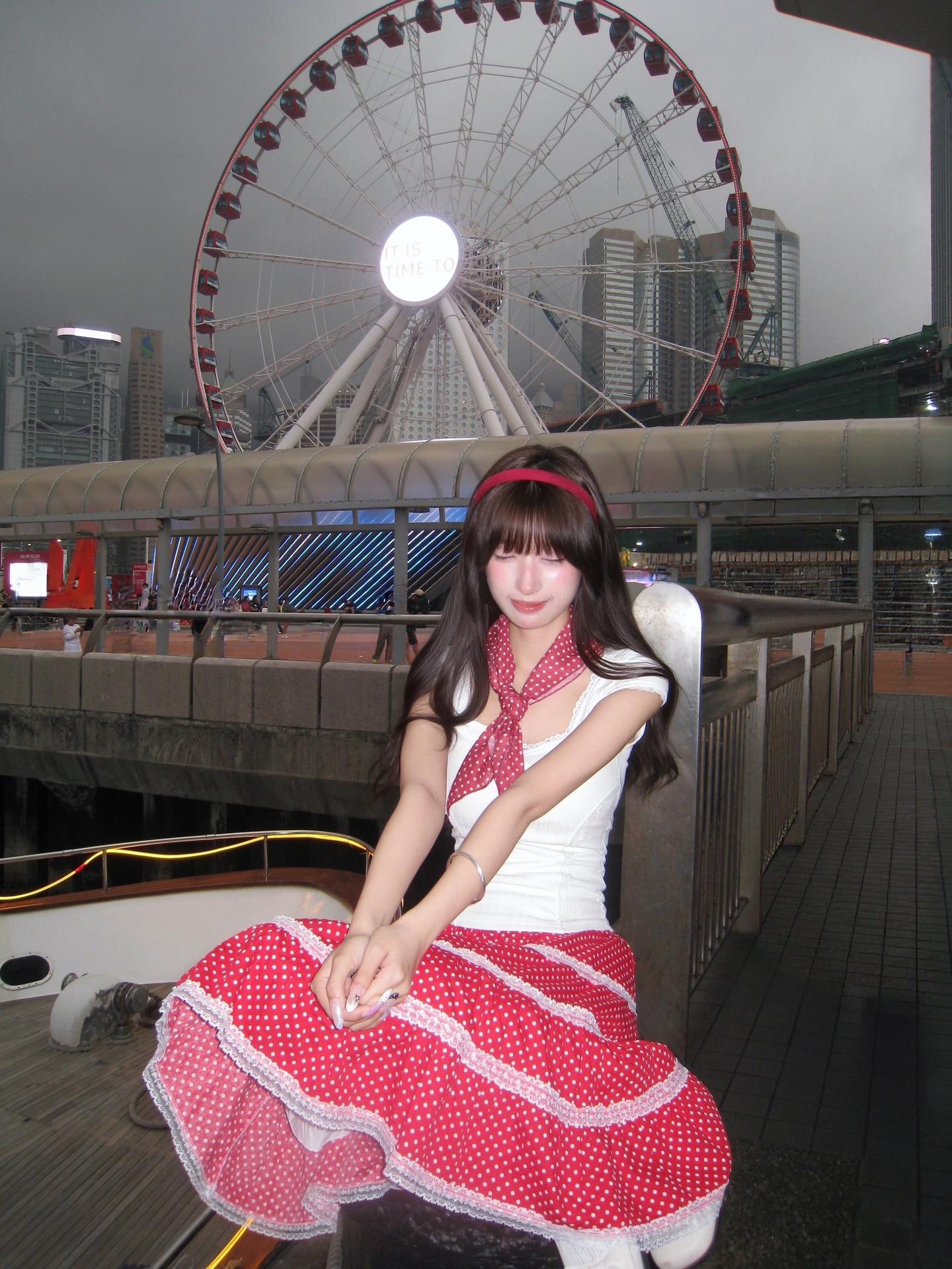 🇭🇰来到了中环摩天轮🎡。