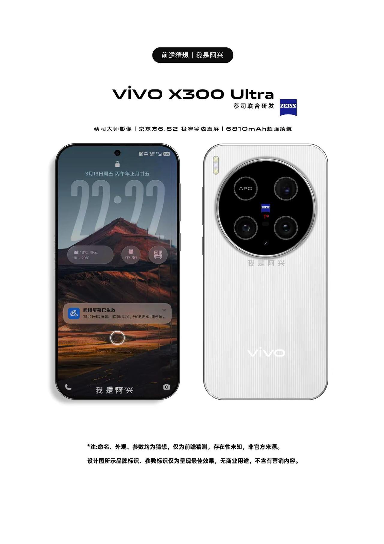 vivo X300 Ultra自制设计。最新版vivo X300 Ultra自制
