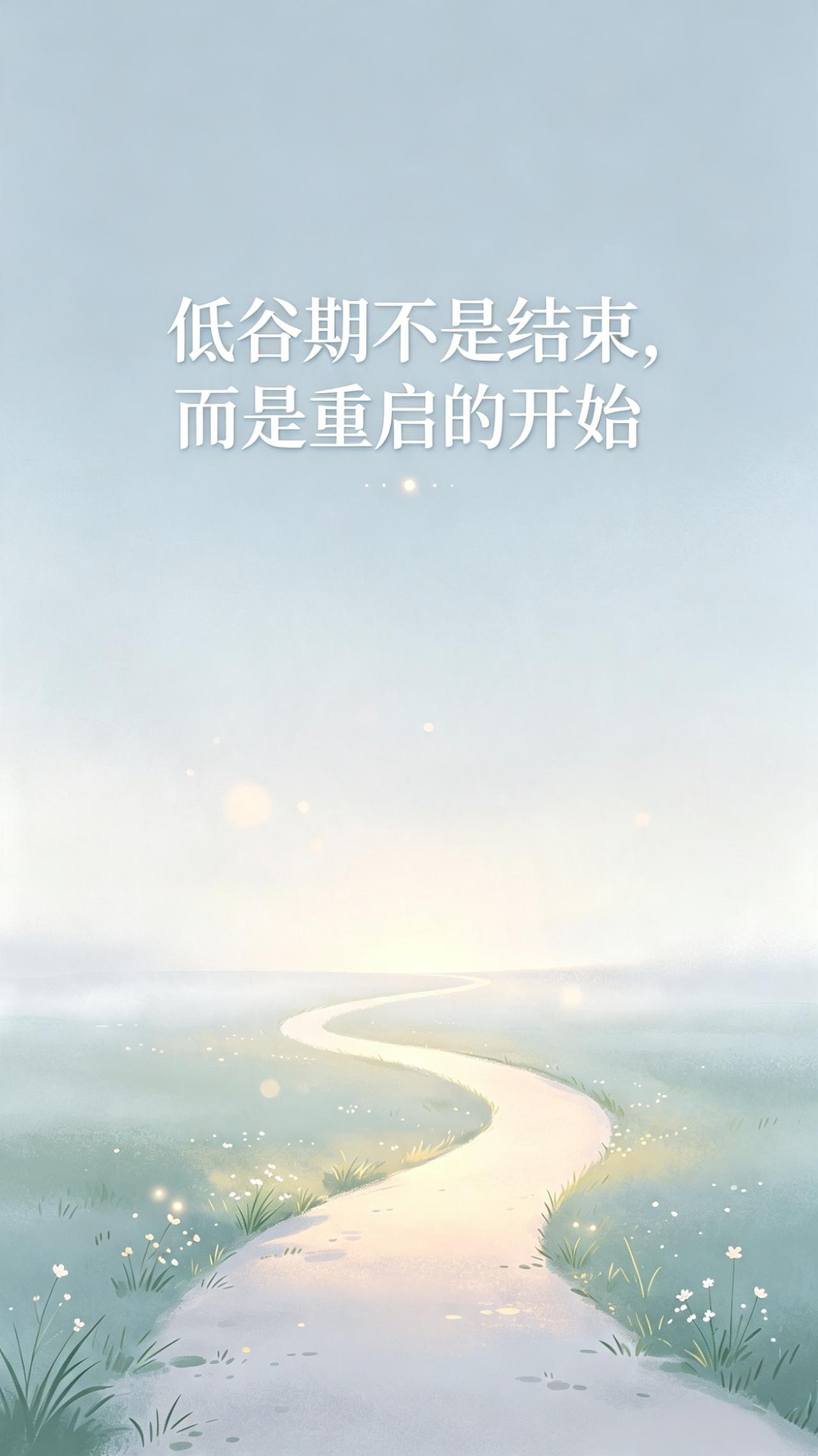 很多人身处低谷的时候，容易陷入自我怀疑，觉得前路灰暗，看不到盼头。
 
其实低谷