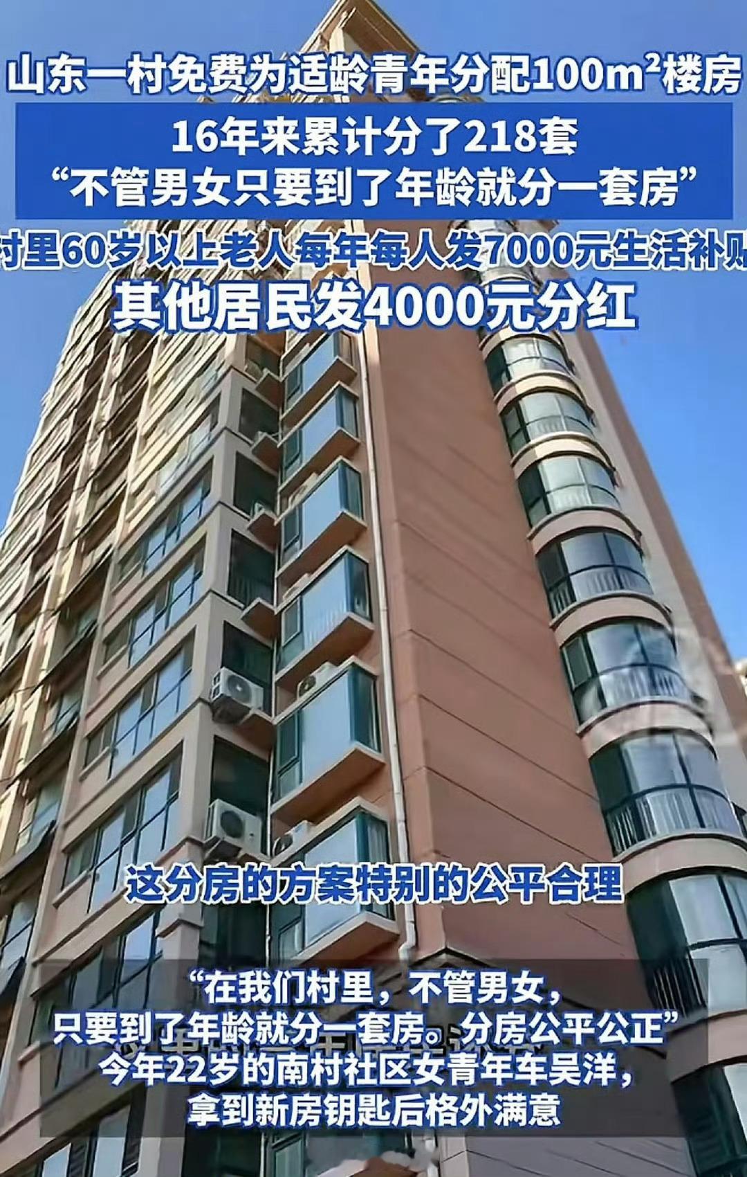 不论男女 到22岁就分一套房？我k，山东哪的？咋不是我这啊[苦涩]。 ​​​