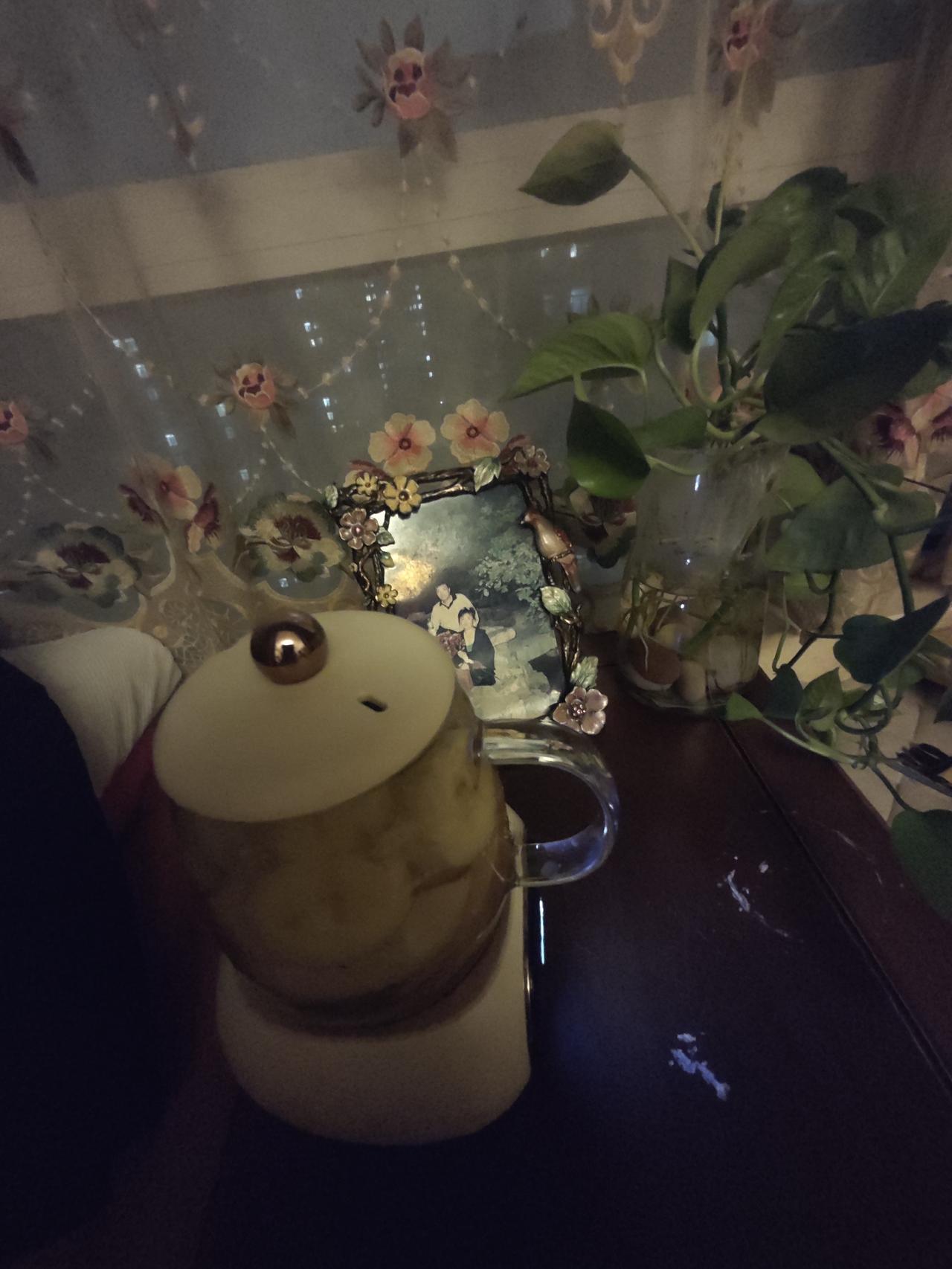 老两口的下午茶

  冬至以后，迎来最长黑夜，今天天气寒冷，但屋里面暖洋洋的，午