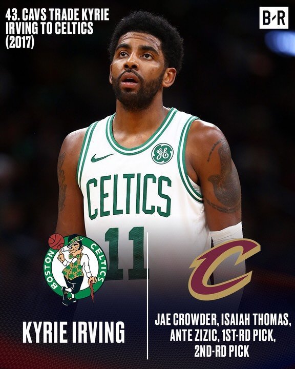 凯尔特人换来欧文？雷霆交易哈登？哪笔交易可以称得上是NBA历史上最糟糕的交易？凯