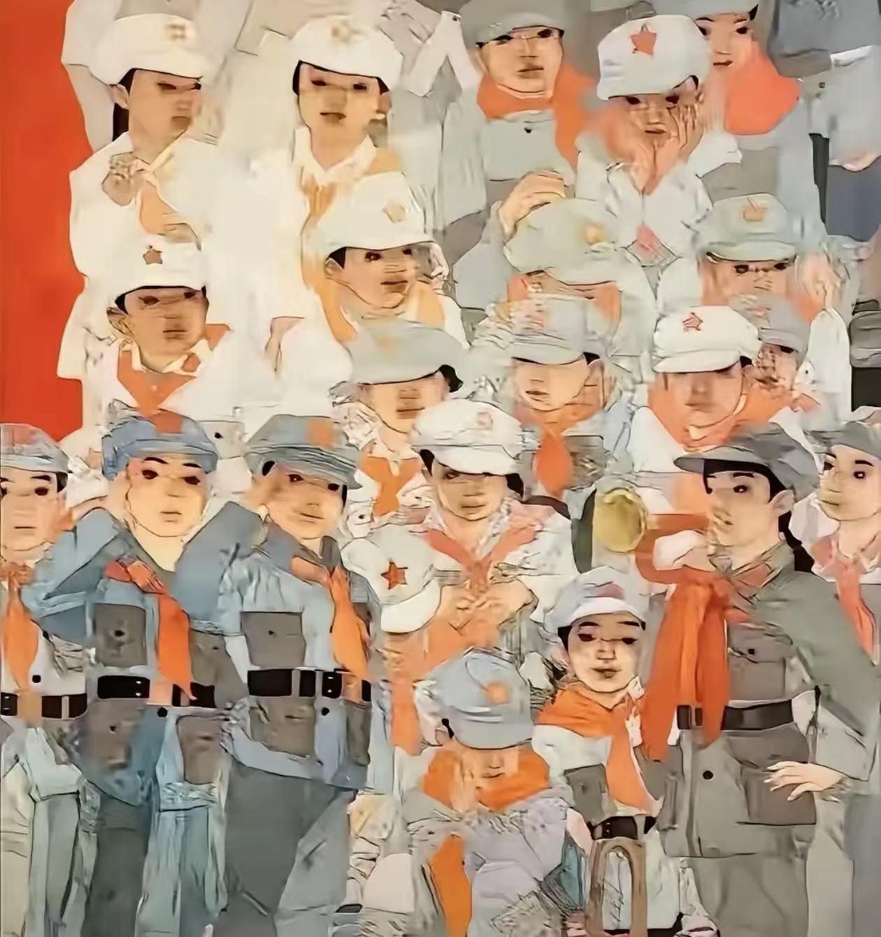 不是我挑事，某大学美术博士为长征九十周年创作的画，真是让人细思极恐啊！

长征是