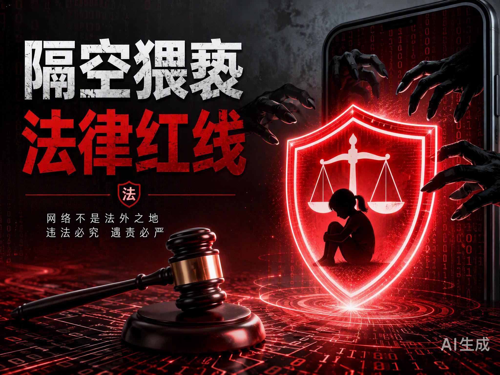央视《法治在线》披露的这起“隔空猥亵”案，把网络隐蔽角落里的罪恶推到了大众眼前。