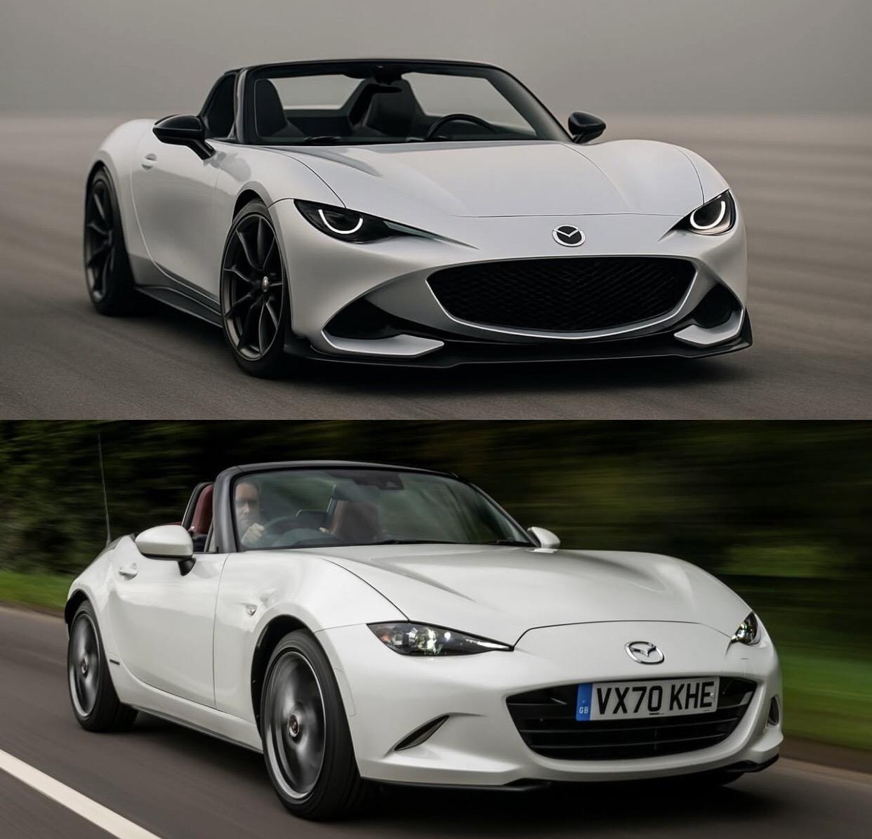 mzada mx-5 改款换代我觉得这款式非常符合它．
