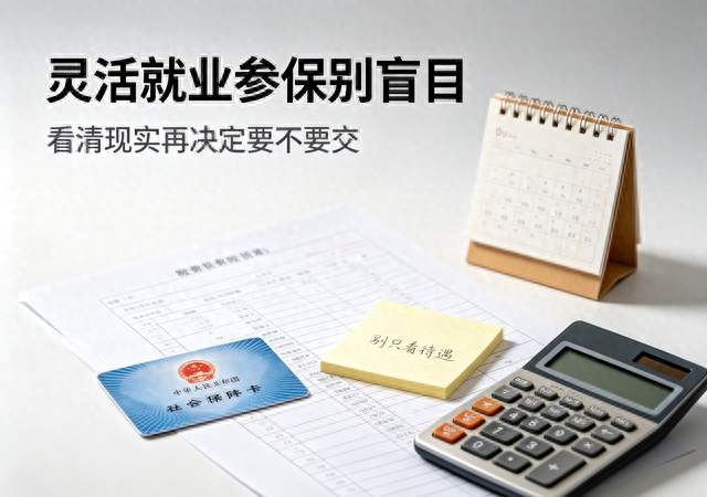 灵活就业参保别盲目，看清现实再决定要不要交