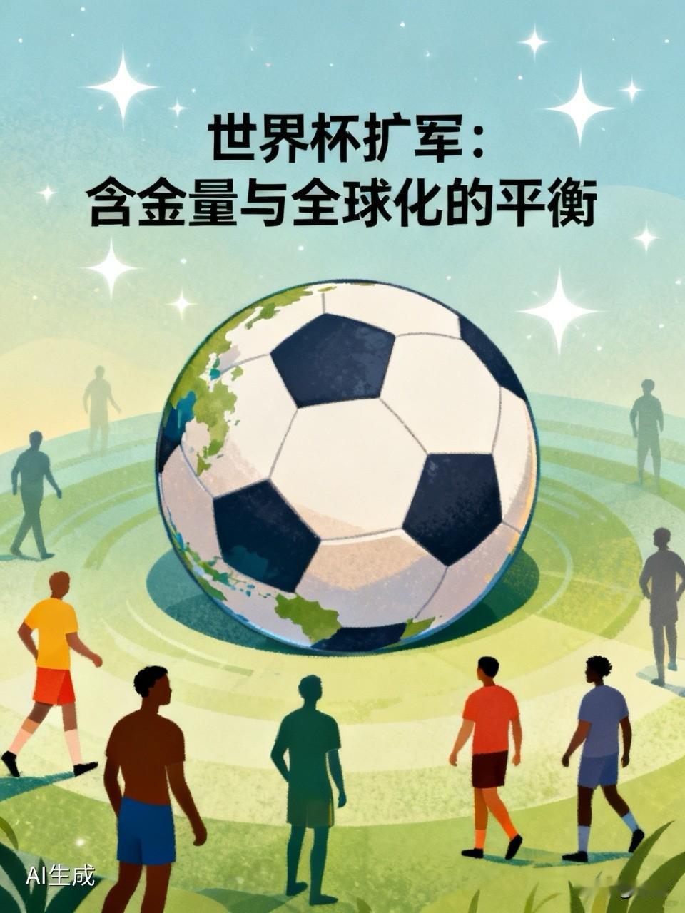 扩军后的世界杯含金量是升了还是降了世界杯扩军至48支球队后，竞技纯度略有下降，小