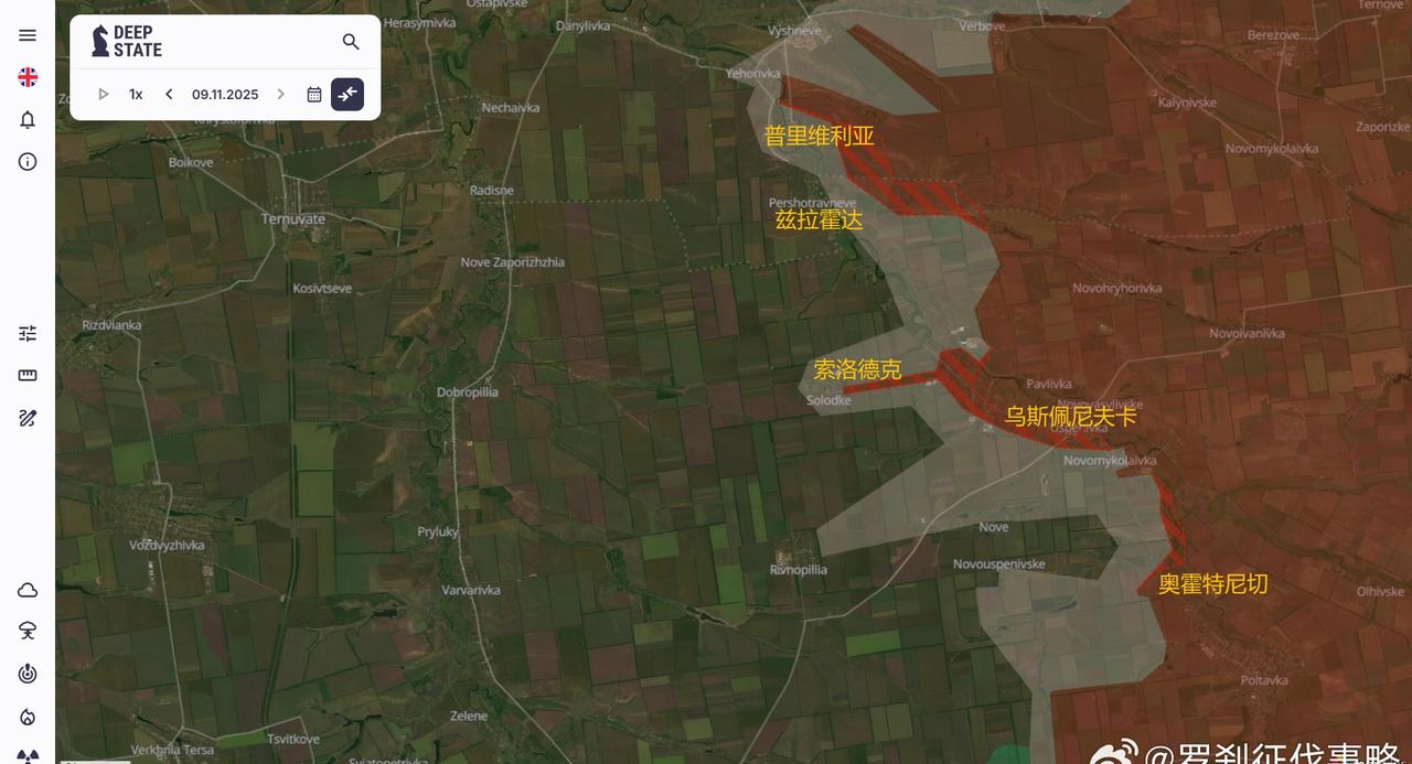 乌克兰官方信源 DEEP STATE MAP 11月9日 更新
一、胡里艾伯勒 