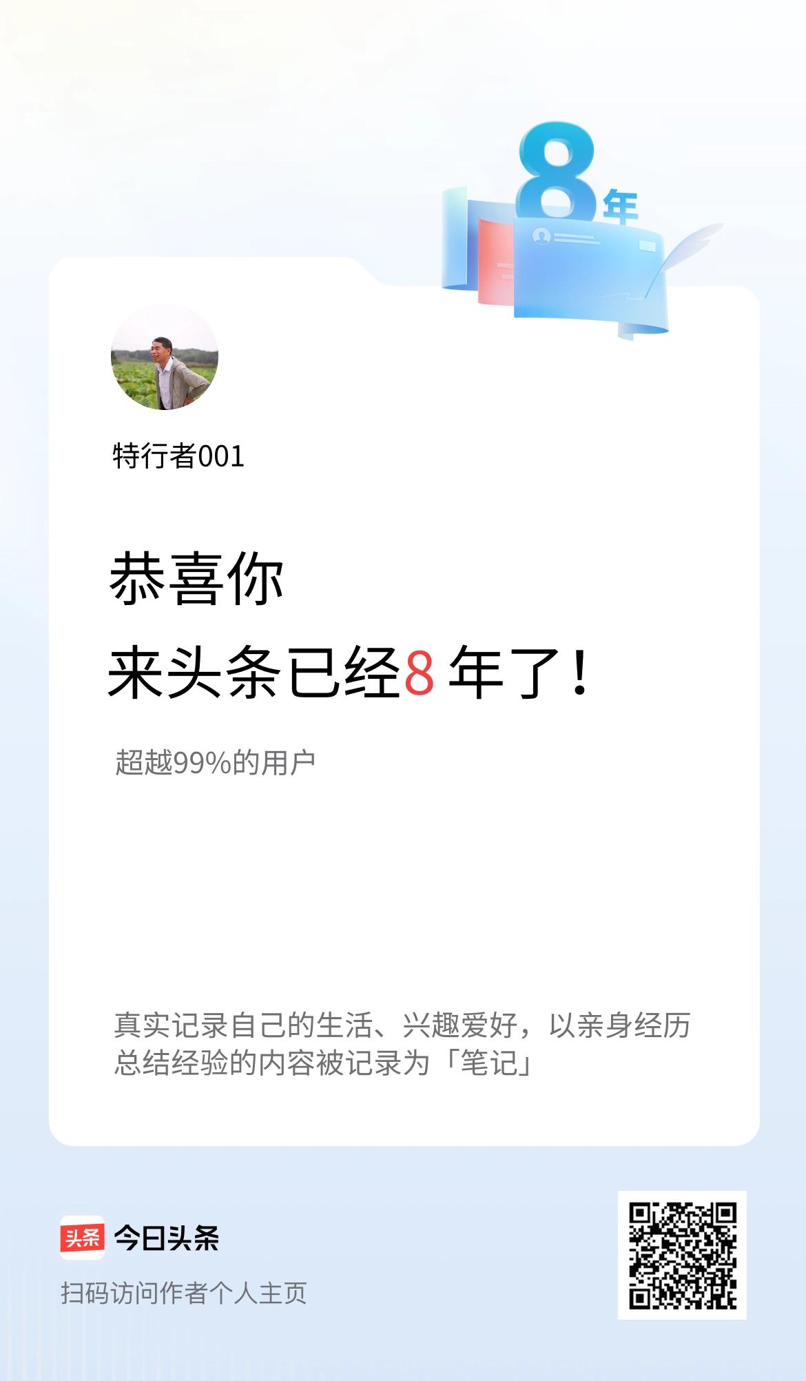 来头条已经8年了！