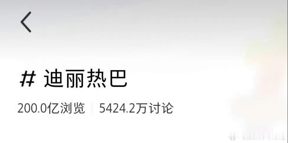 迪丽热巴没入驻🍠，话题都200亿了 ​​​