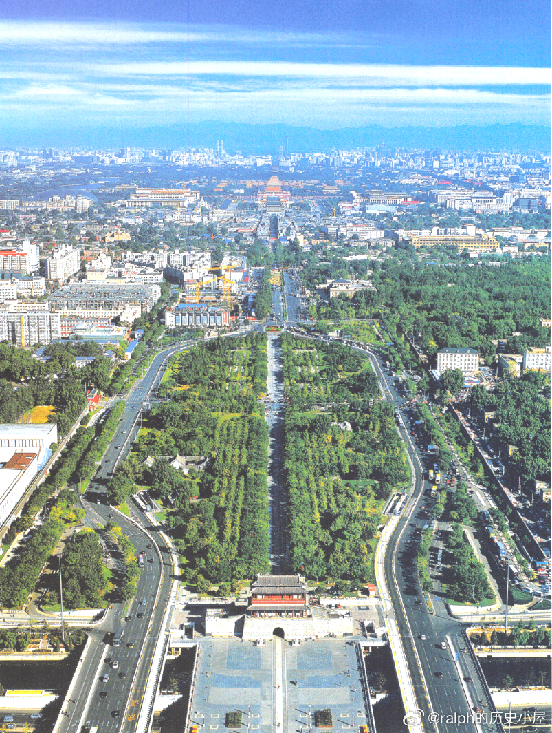2024年航拍北京中轴线历史影像 ​​​