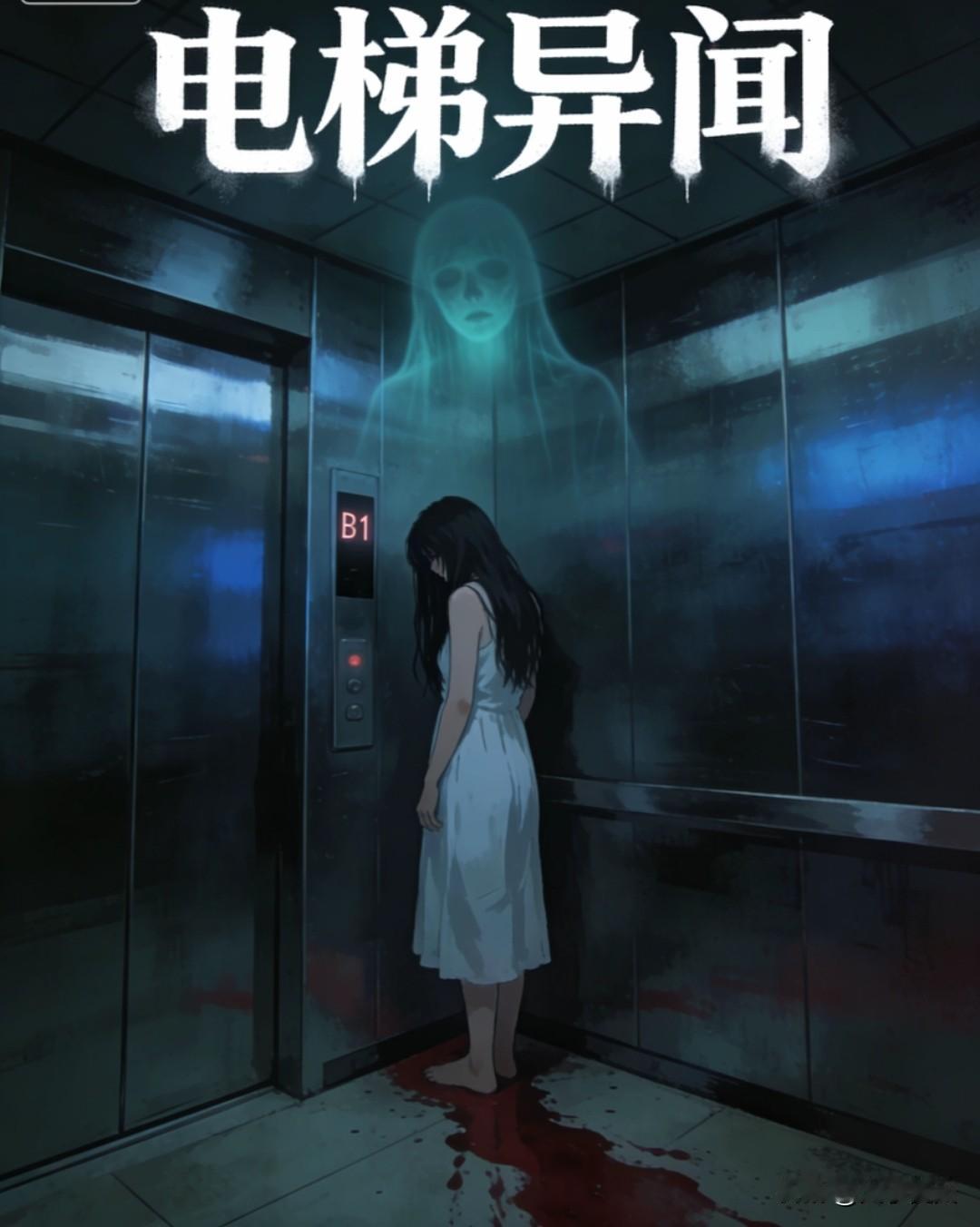  《深夜电梯别一个人坐，我在镜子里看到了不该看的》

我加班到深夜，独自进电梯，