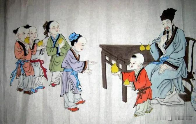 208年，曹操判处孔融死刑，士兵上门逮捕孔融时，他的两个儿子正在下棋，不料，看父