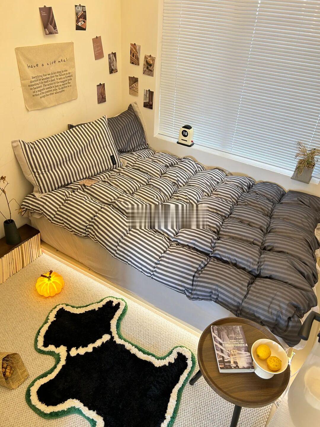 4.9 m²的小房间这样布置太香啦!很有安全感