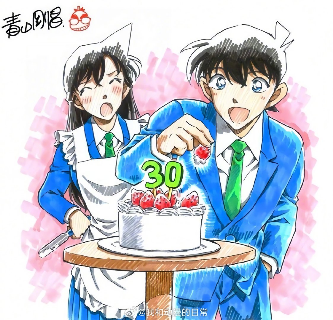 来自新兰 平次和叶的宿命感，柯南剧场版《迷宫的十字路口》即将上映，纯爱永恒[哇]
