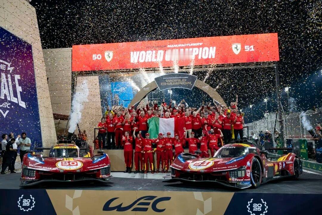 法拉利在上周末萨基尔赛道举行的国际汽联世界耐力锦标赛（WEC）巴林8小时耐力赛中