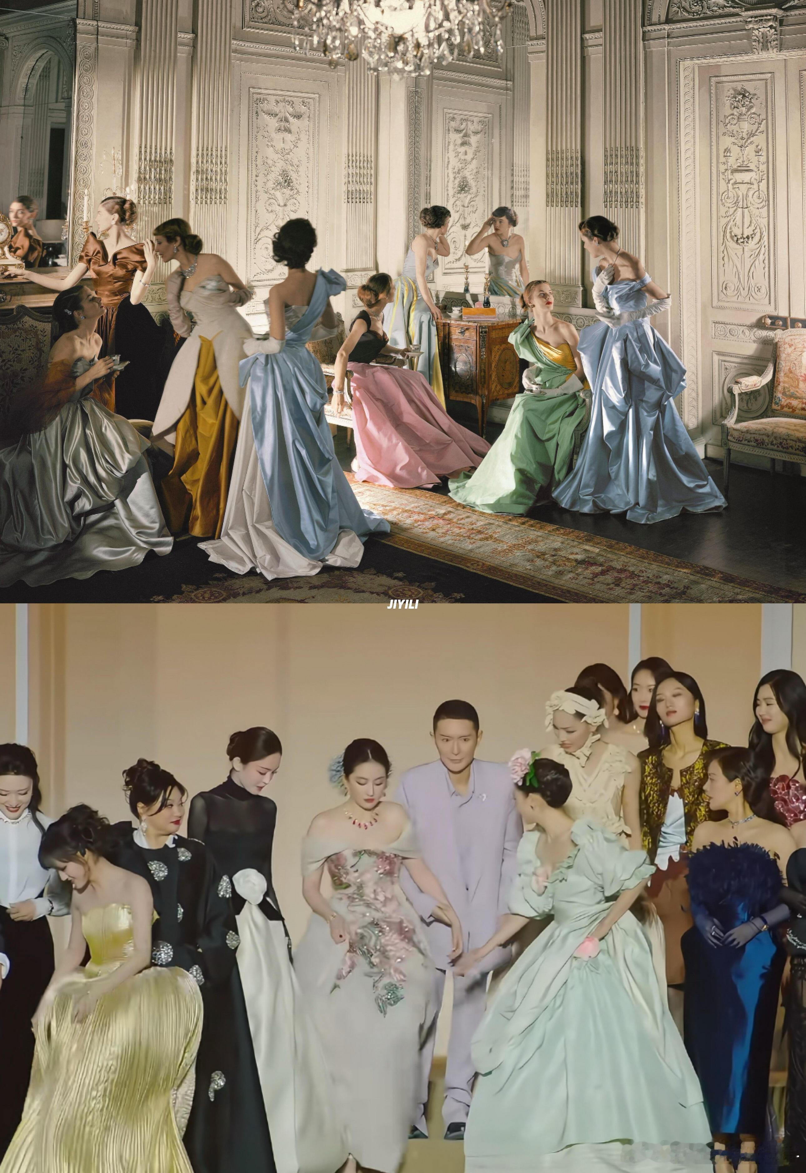 vogue大合照随手一截就幻视1948群封女明星们，美得太超过了[爱慕] ​​​