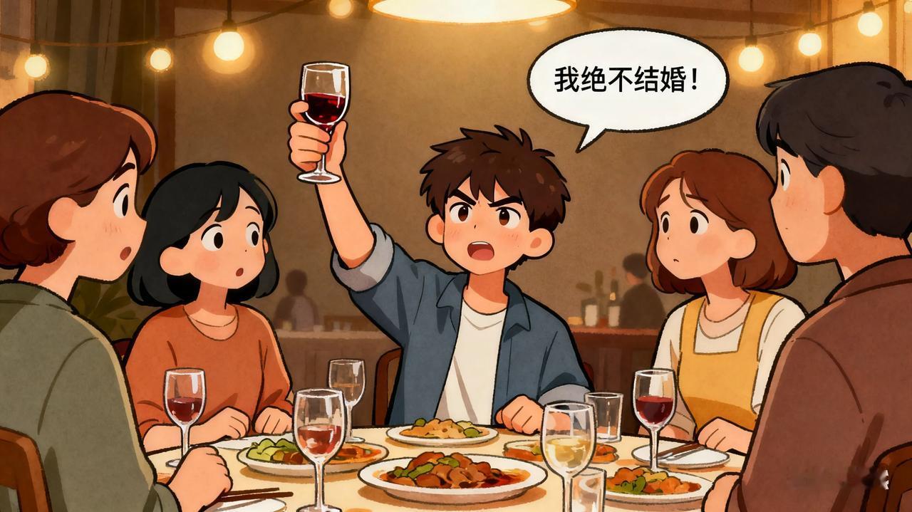 有一种现实很普遍
好多人都见证过
就是身边说不结婚的人都结婚了
 
你以为他酒桌