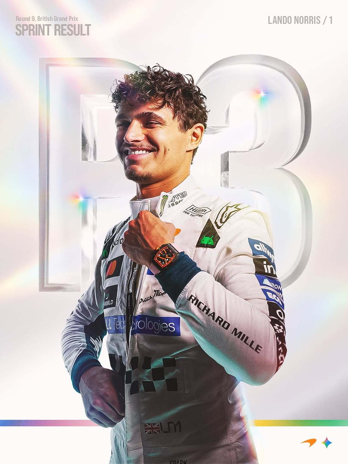 恭喜诺里斯冲刺赛第3！McLaren｜2026F1英国大奖赛 🇬🇧 