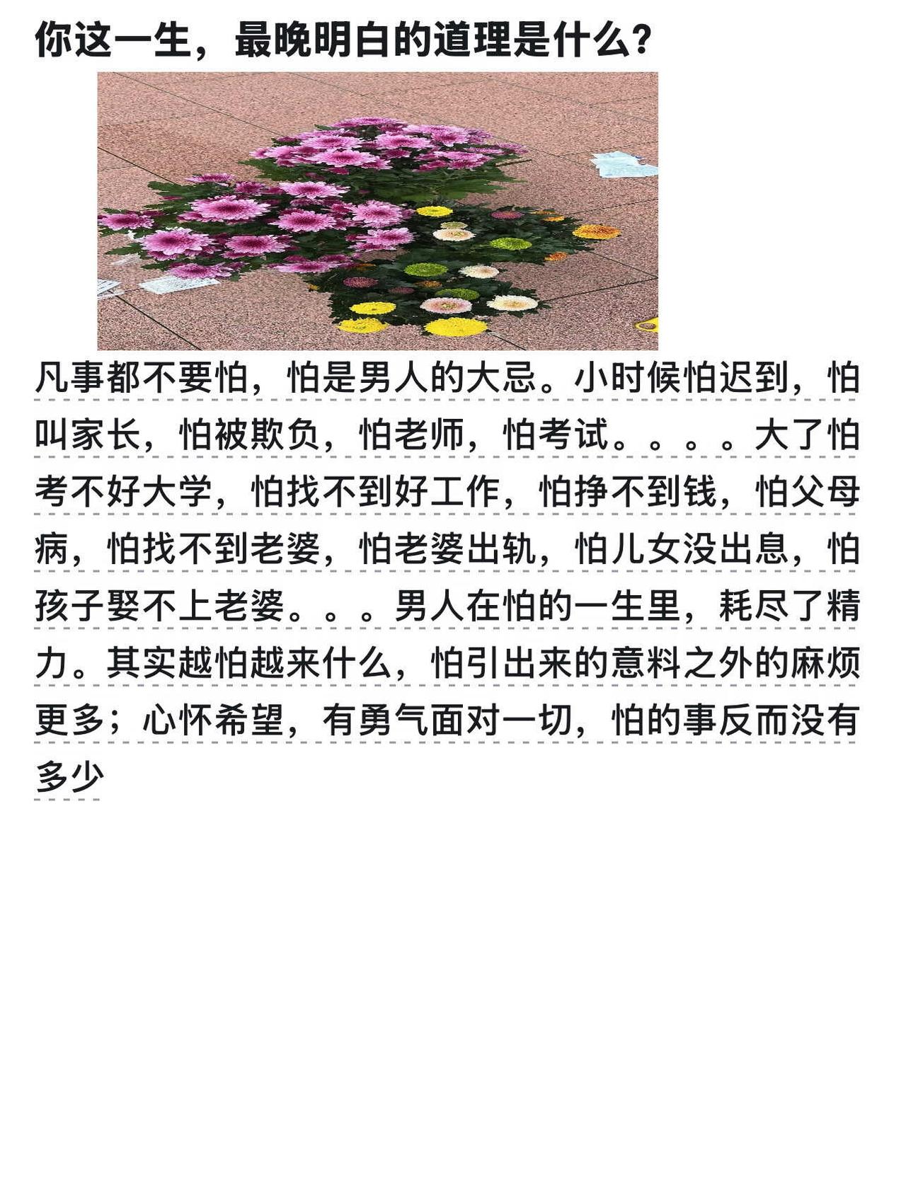 人的一生最晚明白的道理是什么？
在人生哪一瞬间突然醒悟 一些人生道理 人生大道理