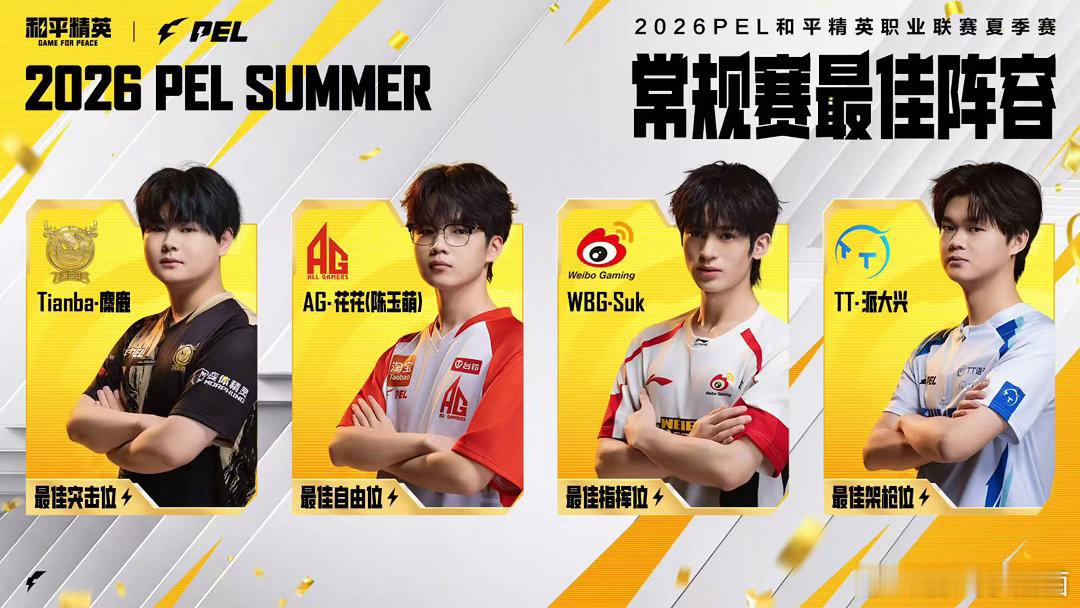 2026PEL夏季常规赛荣誉颁奖2026PEL夏季常规赛最佳阵容常规赛阶段正式收