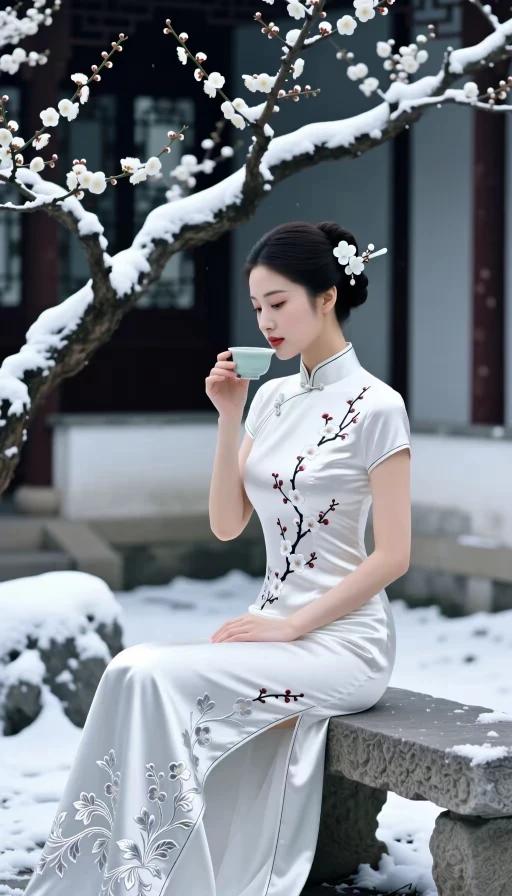 上联：浊酒一杯交挚友；
下联：清茶半盏结新朋。