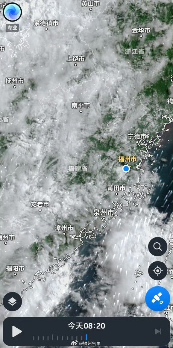 福州天气虎纠人讲福州 【午后可能有热雷雨】今天福州处于副热带高压边缘不稳定区，午