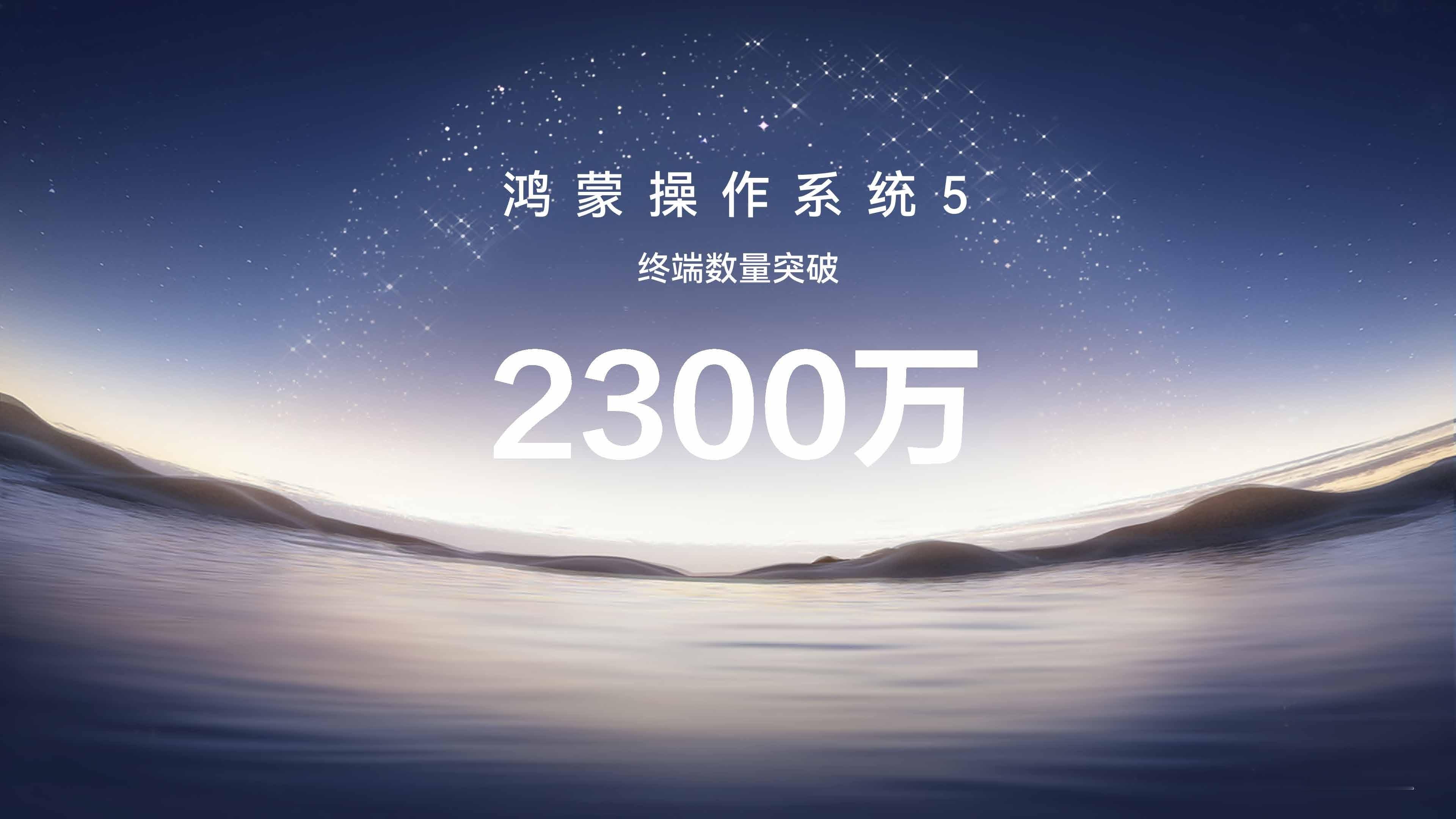 鸿蒙5终端设备数突破2300万啦！鸿蒙速度简直绝了！真的超乎想象[好喜欢][好喜