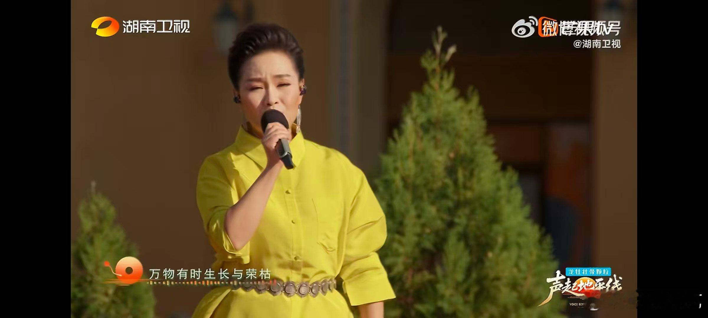 雷佳唱出了生命力声起地平线声声入魂，句句走心，这就是顶级歌唱家的感染力 