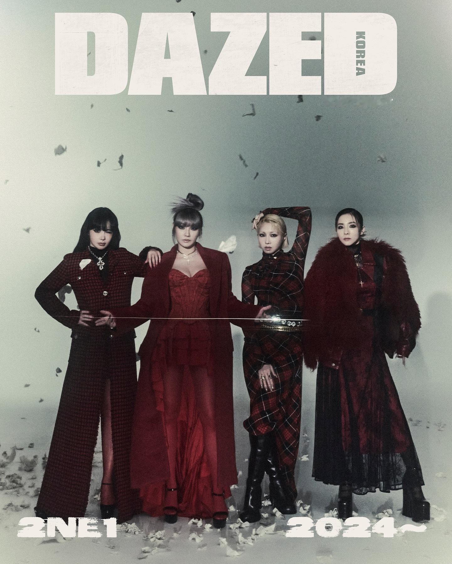 DAZED KOREA 特刊封面人物 2NE1身穿We11done的新封面～ 
