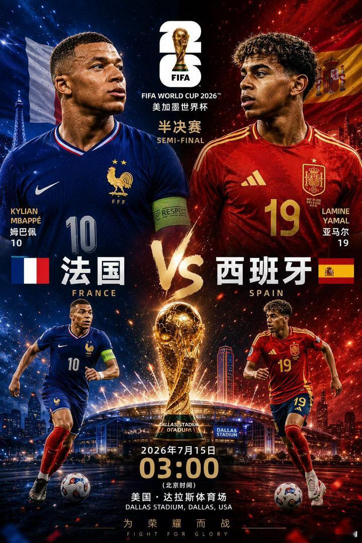 7月13日，本周状态爆棚💥！15号世界杯半决赛即将上演，先完成作业小任务，坐等