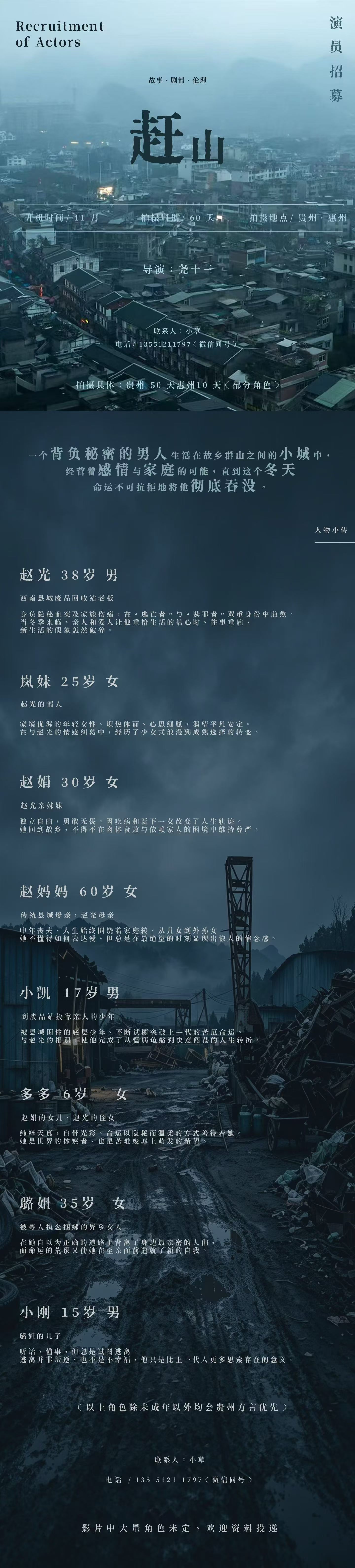 尧十三 民谣歌手也来拍电影做导演了