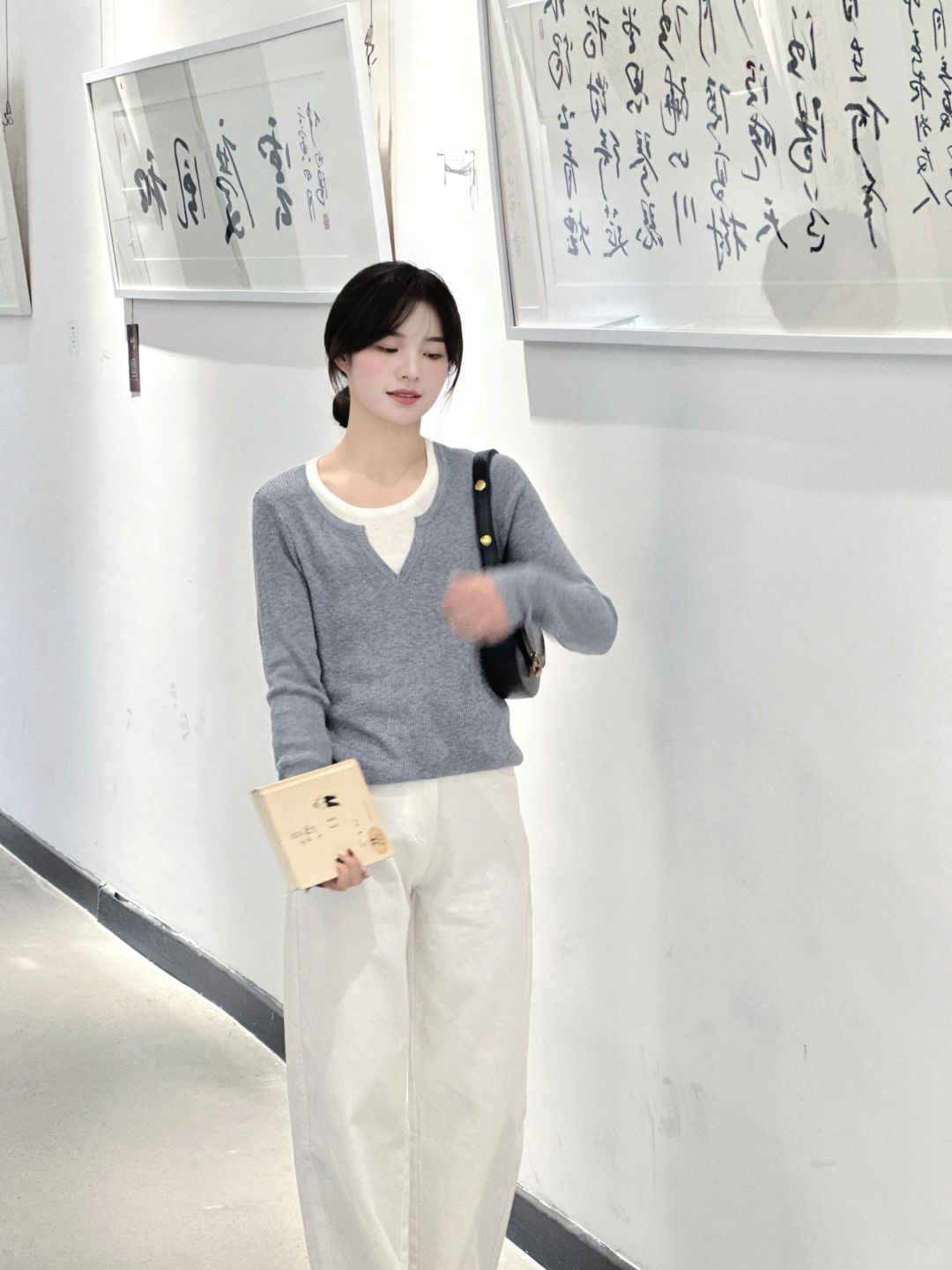 方圆脸通勤穿搭 舒舒服服就好啦！