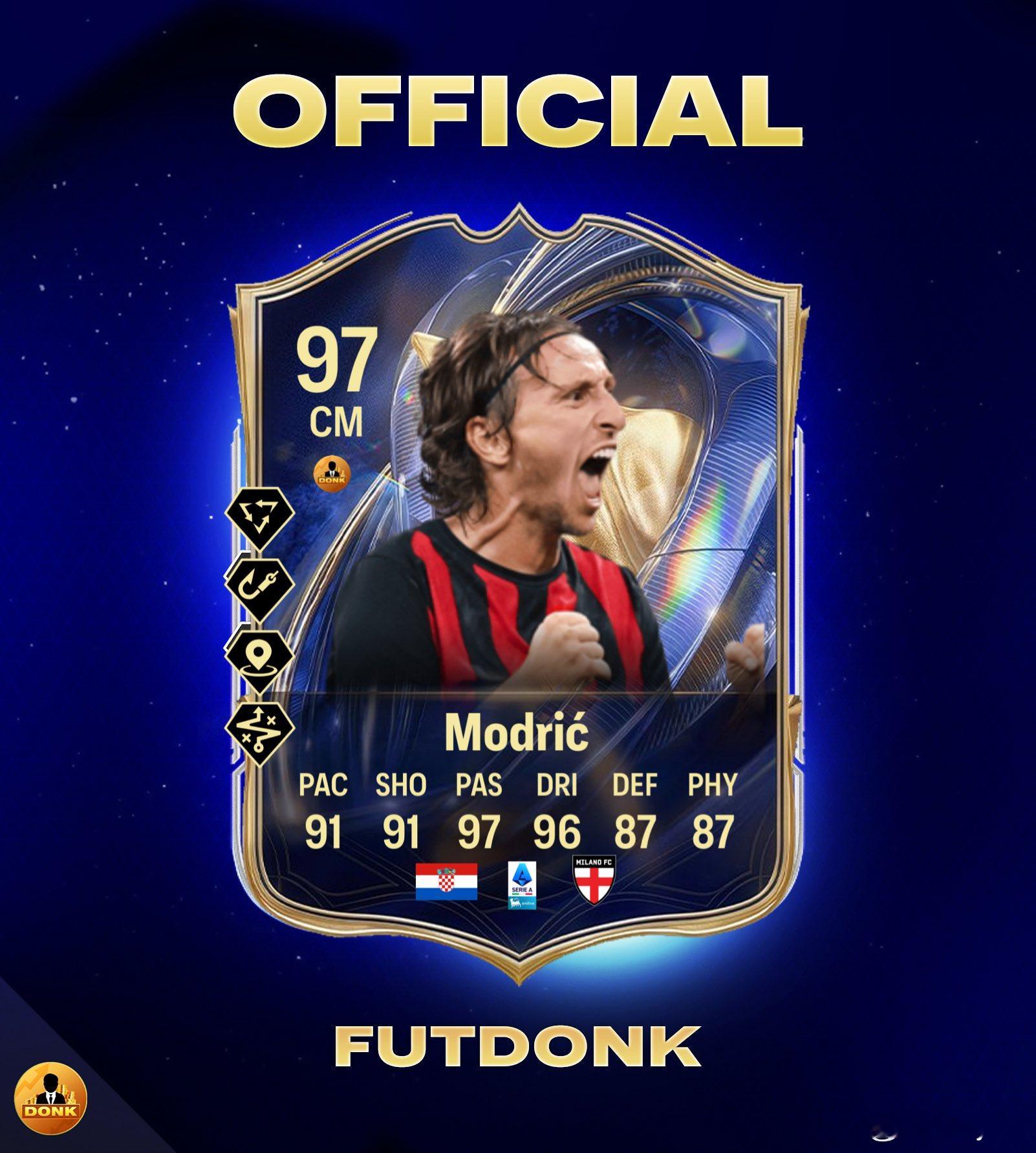 TOTS魔笛的正式数据。FC26