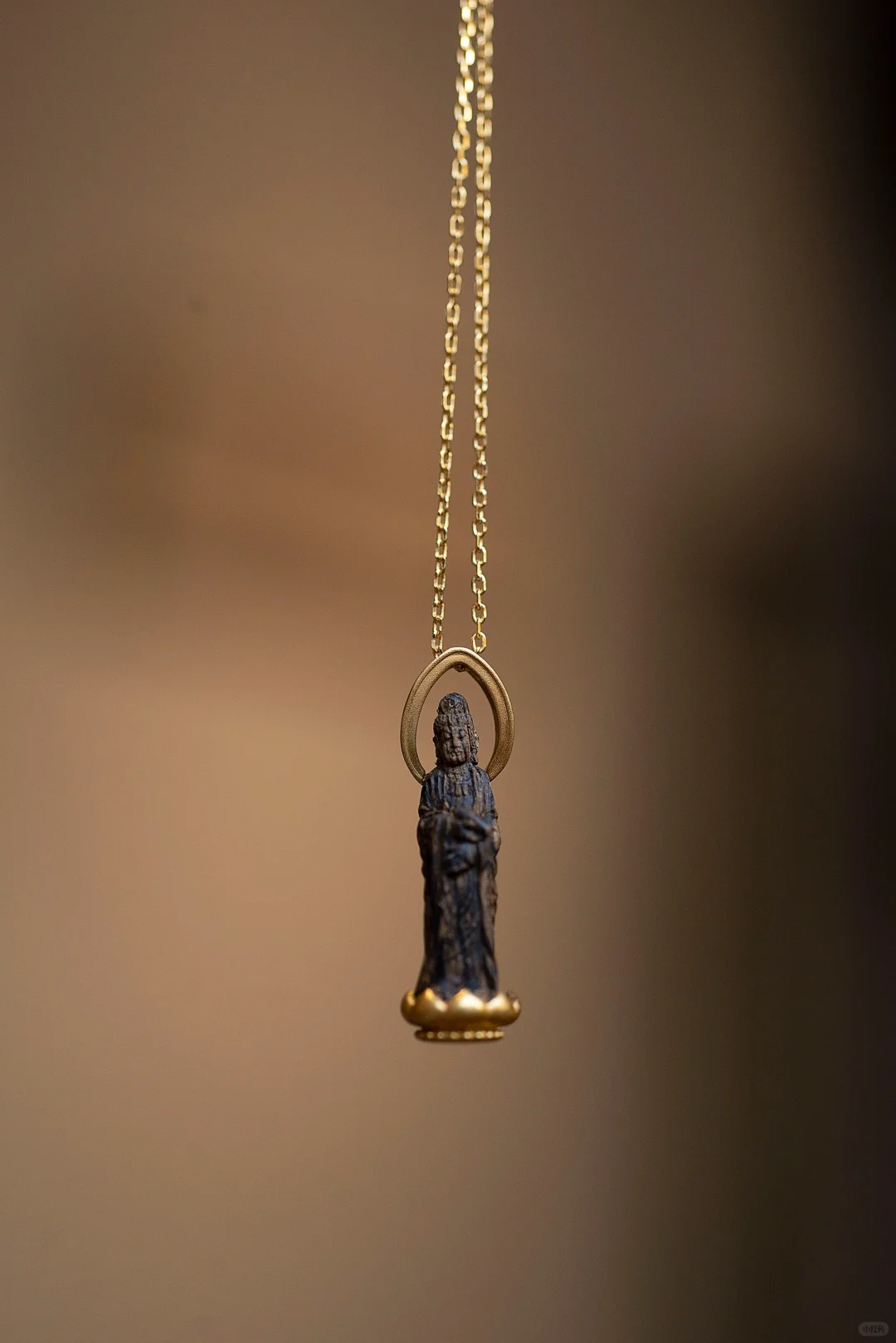 精品沉香观音随身佛，必须入这款沉香护身符