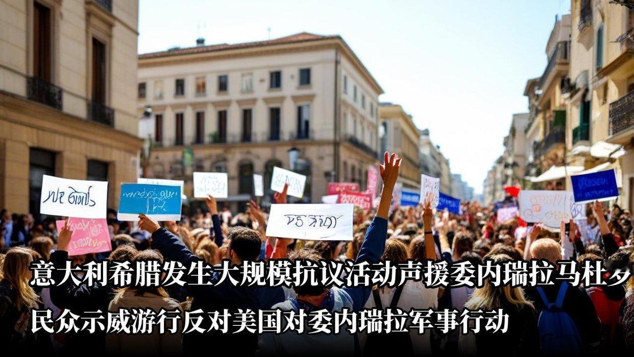 1月12日，据央视新闻直播间报道，昨天，意大利、希腊暴发大规模抗议活动，民织走上