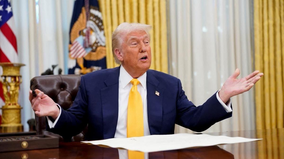 特朗普在乘空军一号回美时接受媒体采访时被问到对中美会唔评价时，他说，如果这次会晤