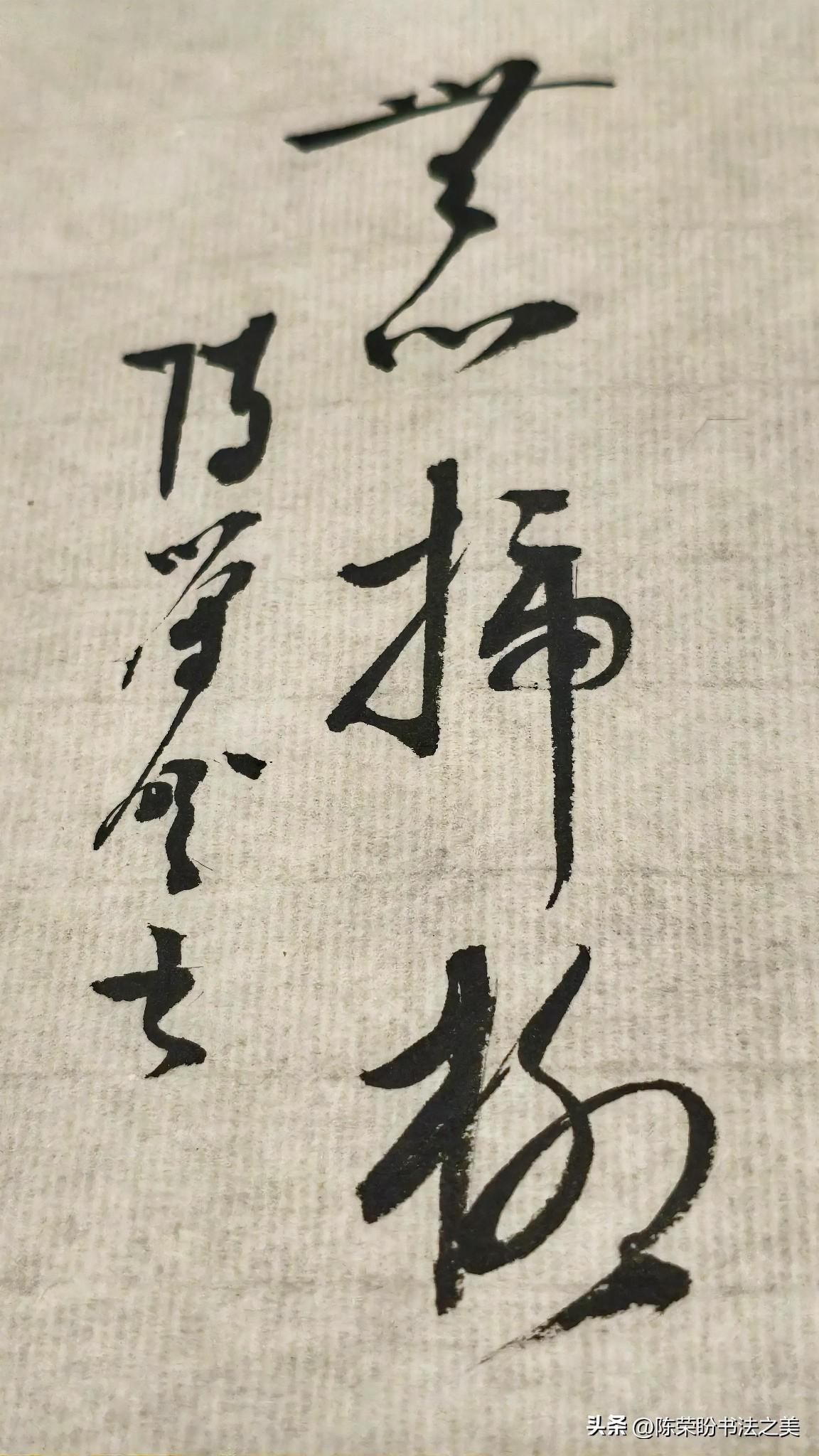草书精品展示：无心插柳