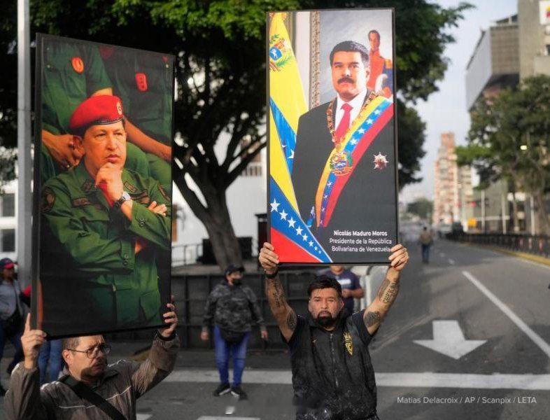 特朗普称已抓获委内瑞拉总统 黑夜结束后加拉加斯街头的马杜罗支持者们俄要求美立即澄