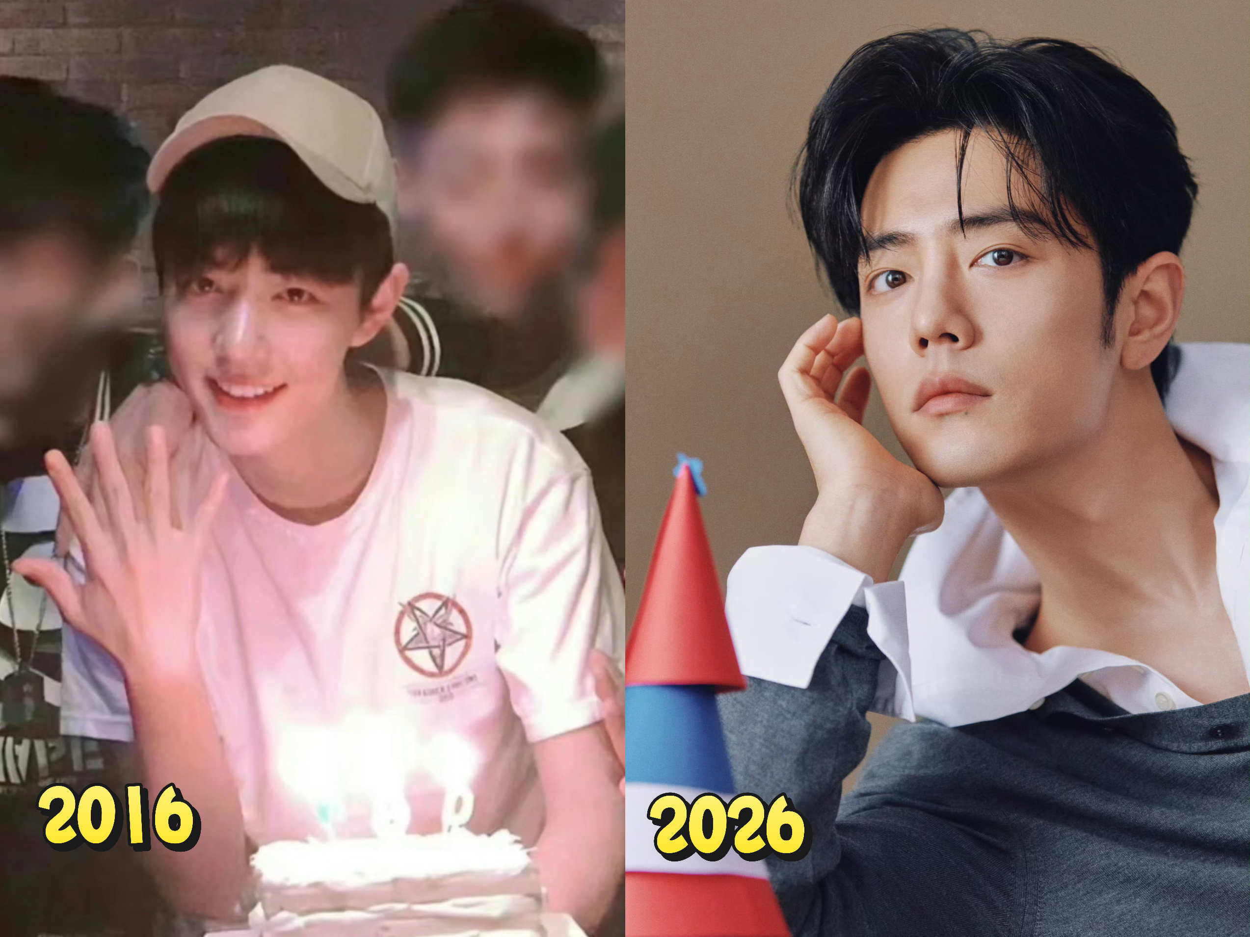 25岁和35岁的肖战谁能懂骨相依旧很权威祝肖战生日快乐🎂25岁和35岁的肖战2