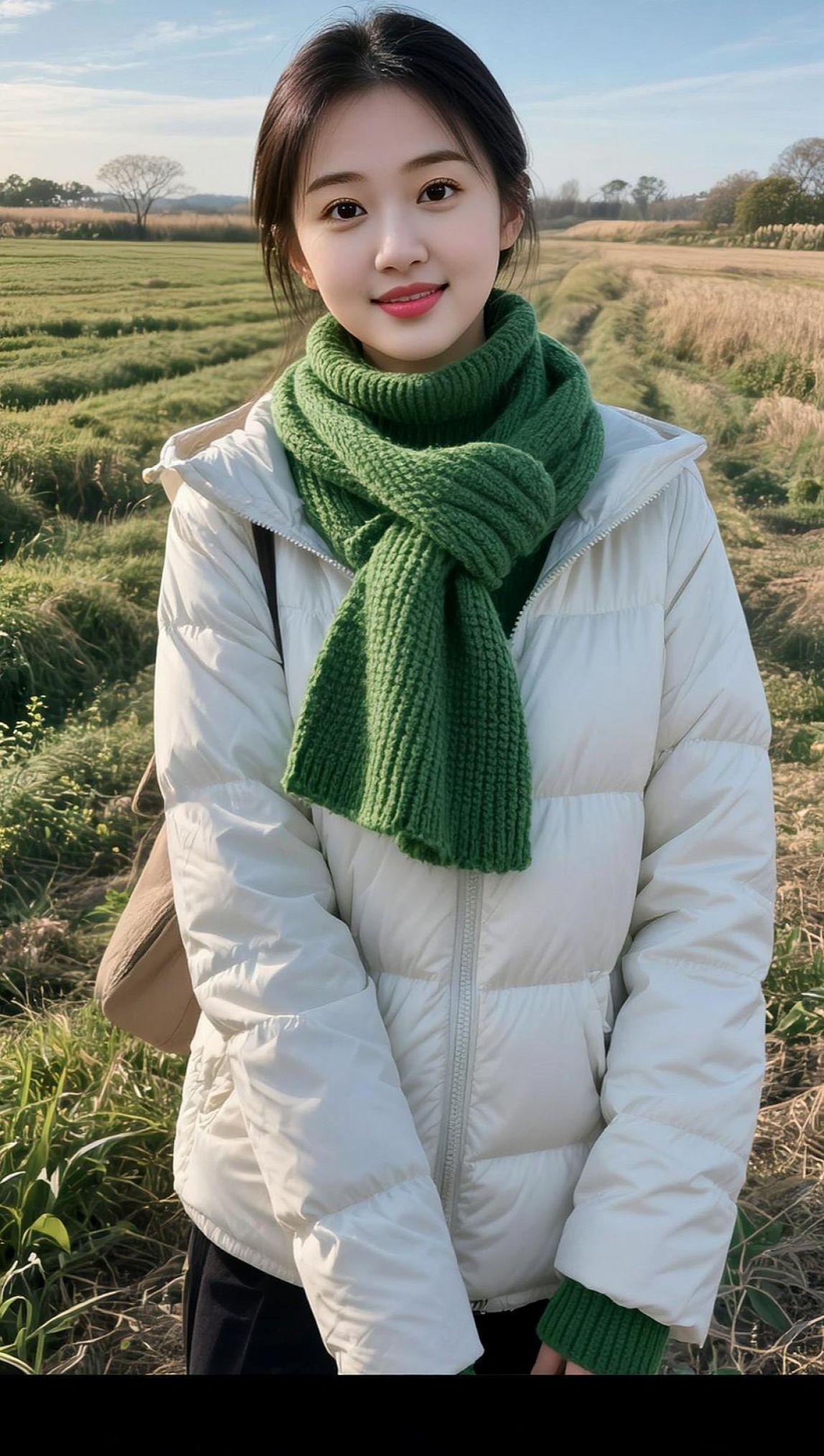 AI田园生活照 抖音ai创作 高颜值