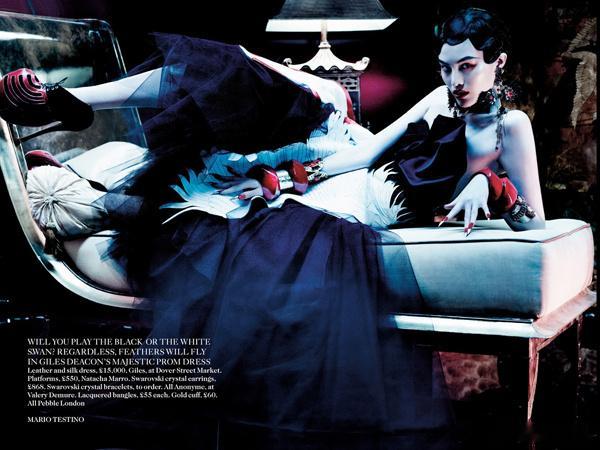 'Orient Excess'  Vogue UK March 2013Phot