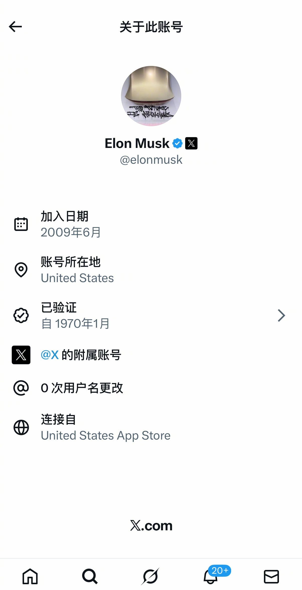 X（推特）开始显示账号所属地区/国家，让他们学过去了！ 