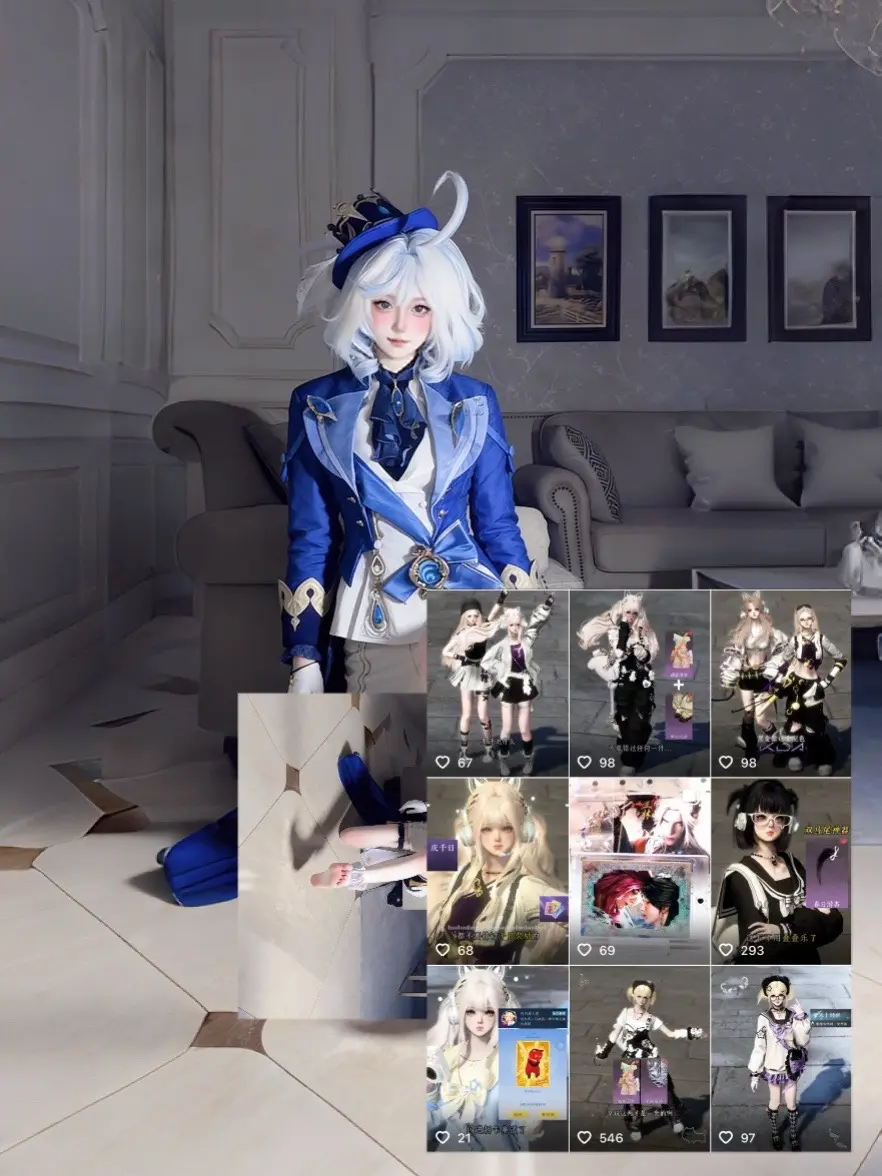 当我差点忘了我还有一个女朋友。  芙宁娜cos