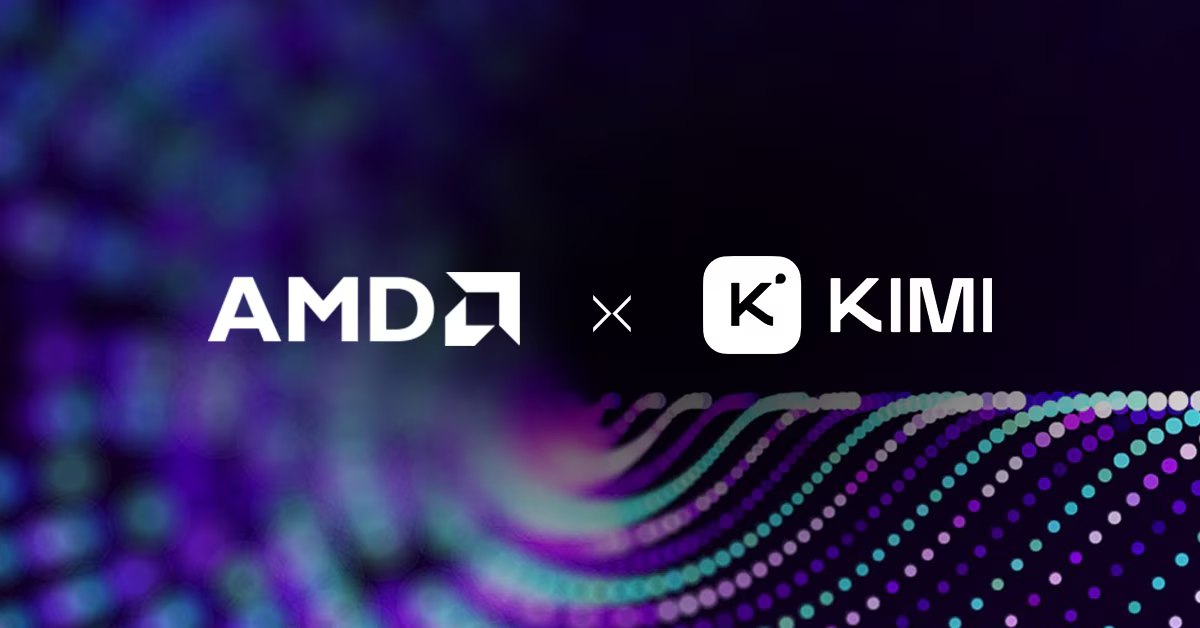 AMD的官博：与 Moonshot AI 一起，从第一性原理为 AMD GPU 