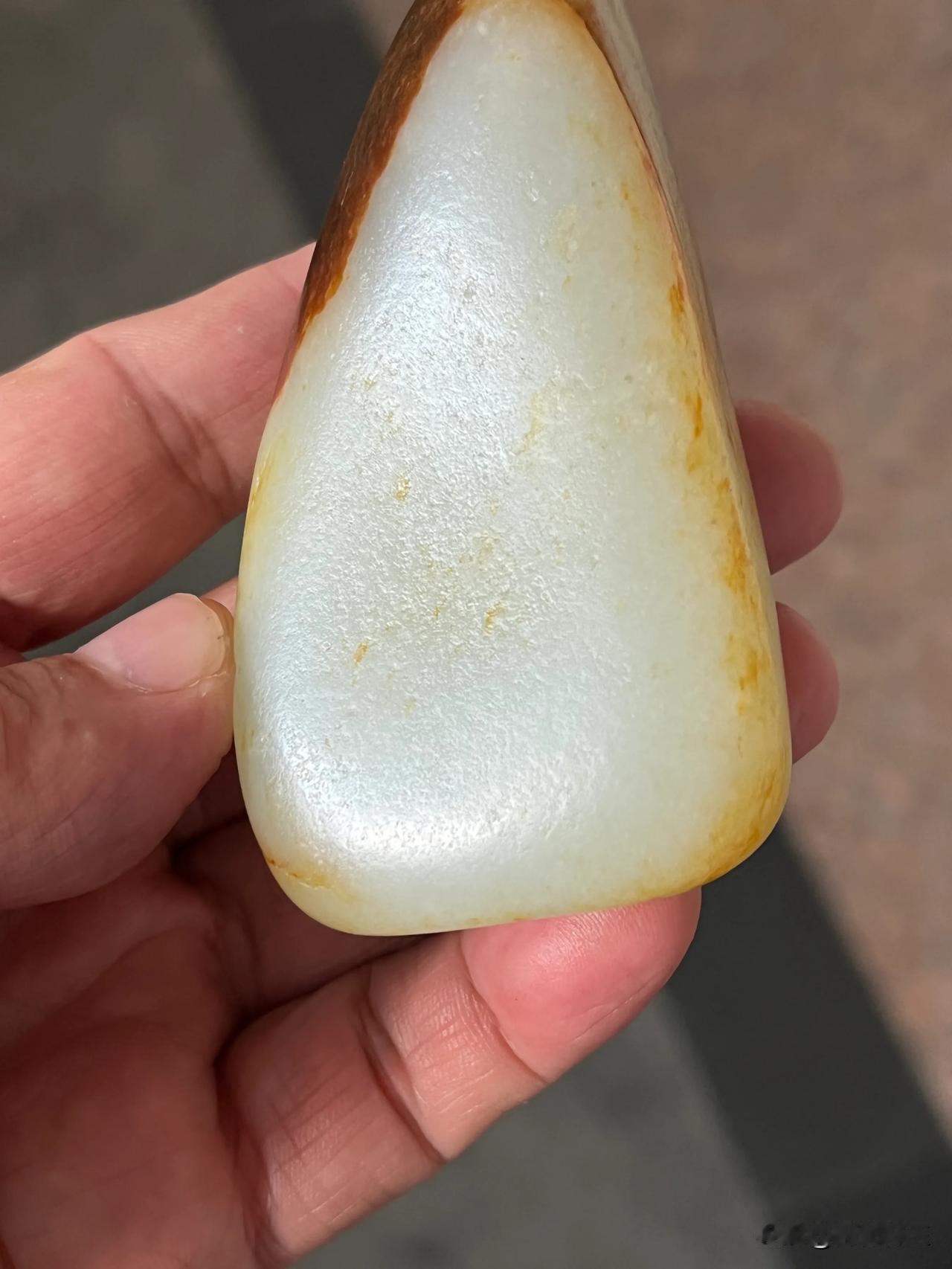 151克精品聚红皮手把件