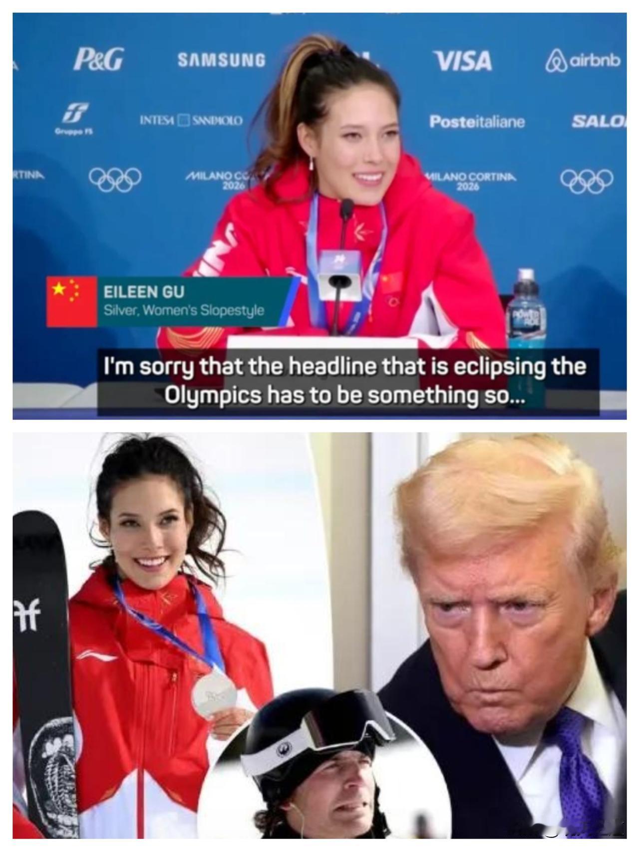 特朗普大骂冬奥运动员“Loser”！谷爱凌一句话点醒所有人
 
冬奥会本该是纯粹