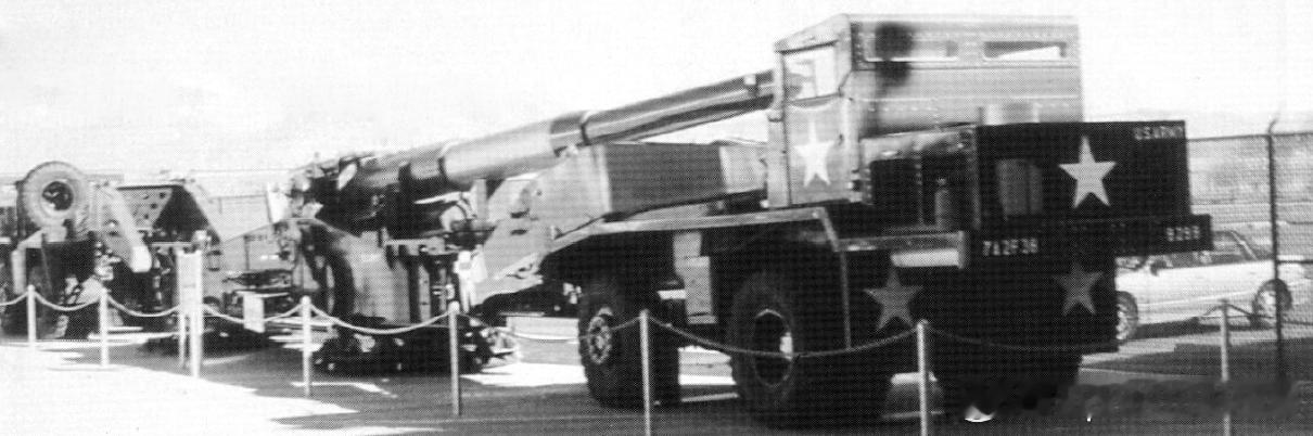美军T131型280毫米原子炮。1950年5月，Watervliet沃特维利特兵